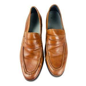 cole haan men’s brown leather loafers sz 11.5 career